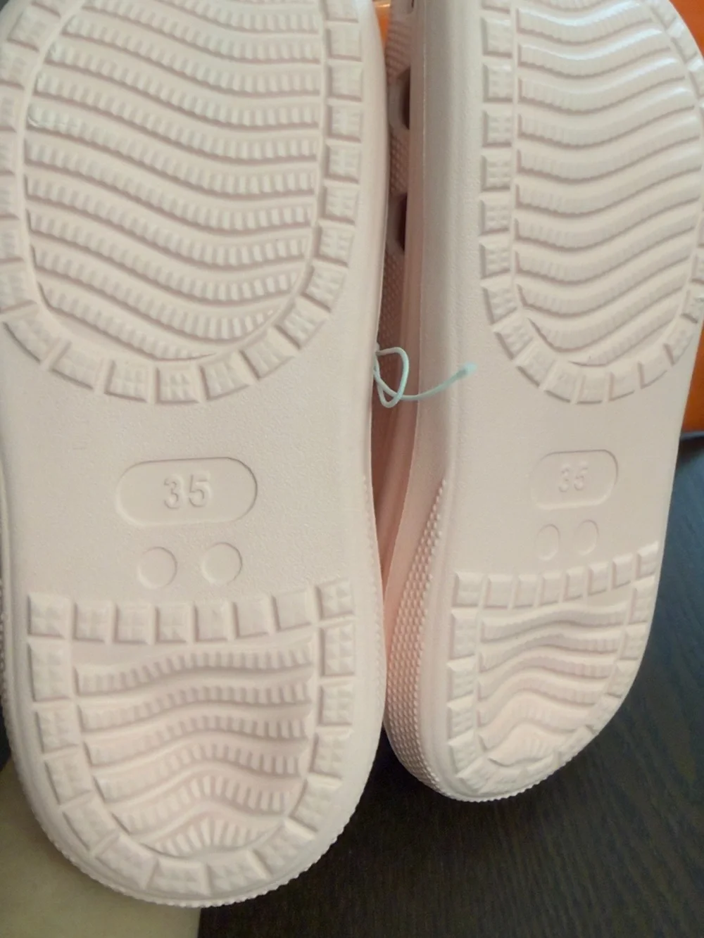 Kids Pink Lightweight Slip-On Clogs. NOT crocs.